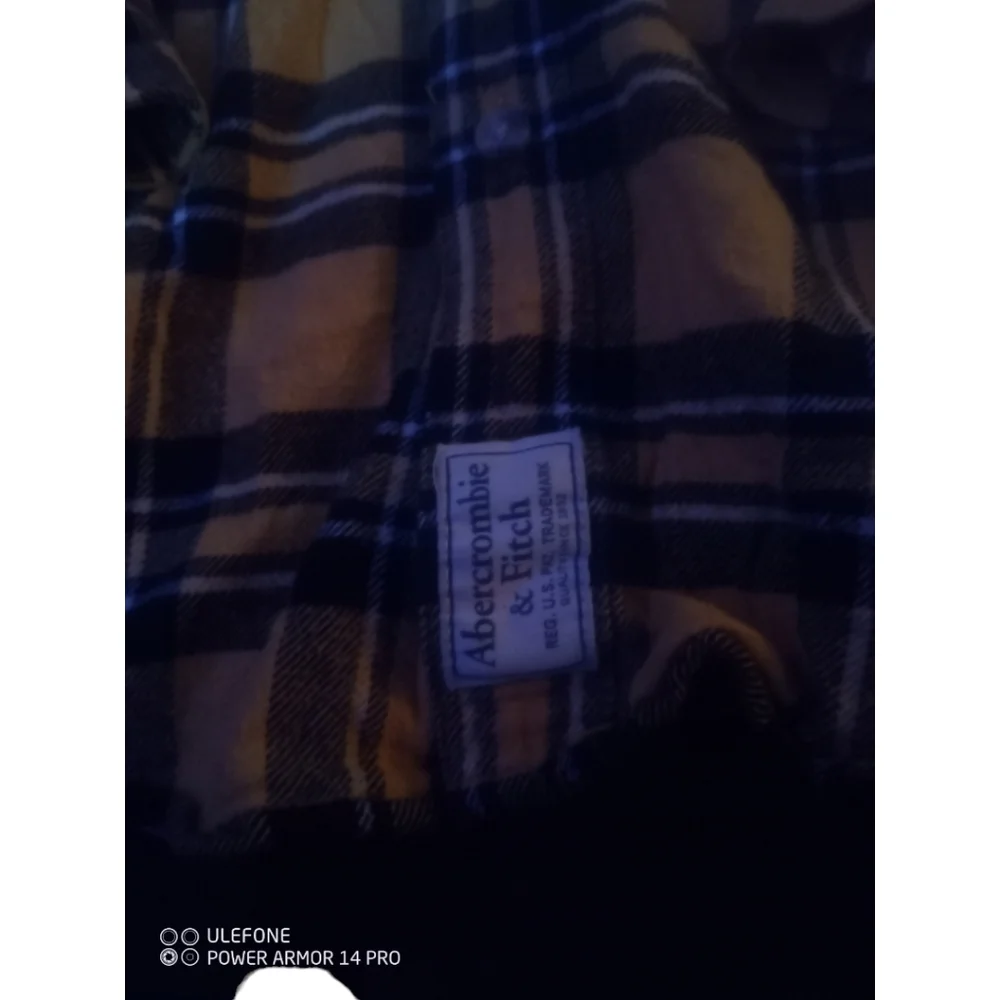 Abercrombie And Fitch Flannel yellow black - Picture 6 of 7